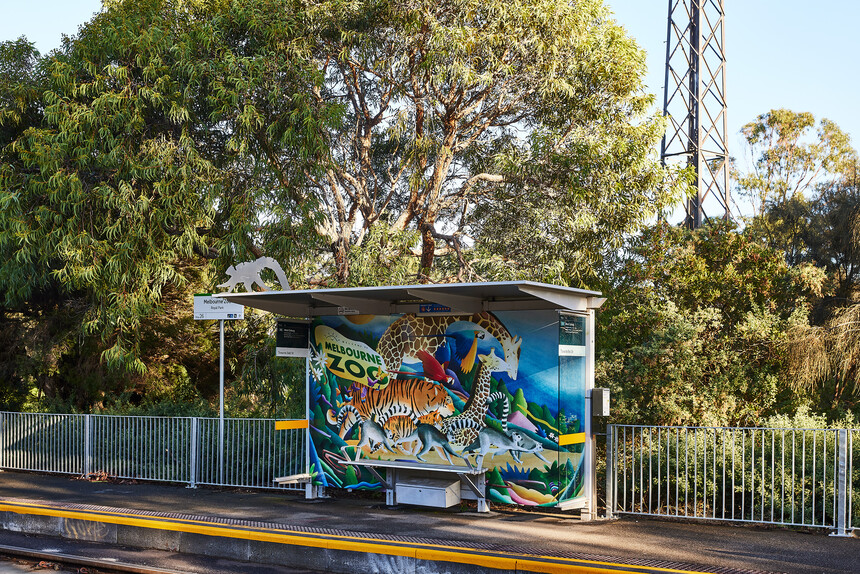 Melbourne Zoo Tram Stop